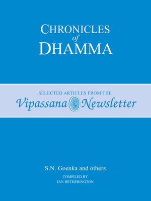 cover image of Chronicles of Dhamma